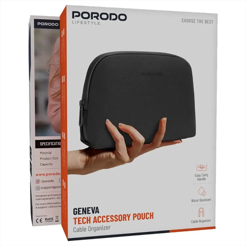 کیف دستی پرودو Porodo Geneva Tech Accessory Pouch PDLFSTP — تصویر ۶
