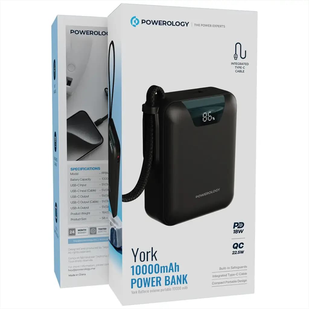 پاوربانک 10000mAh پاورولوژی Powerology York Power Bank PPBM101 — تصویر ۴