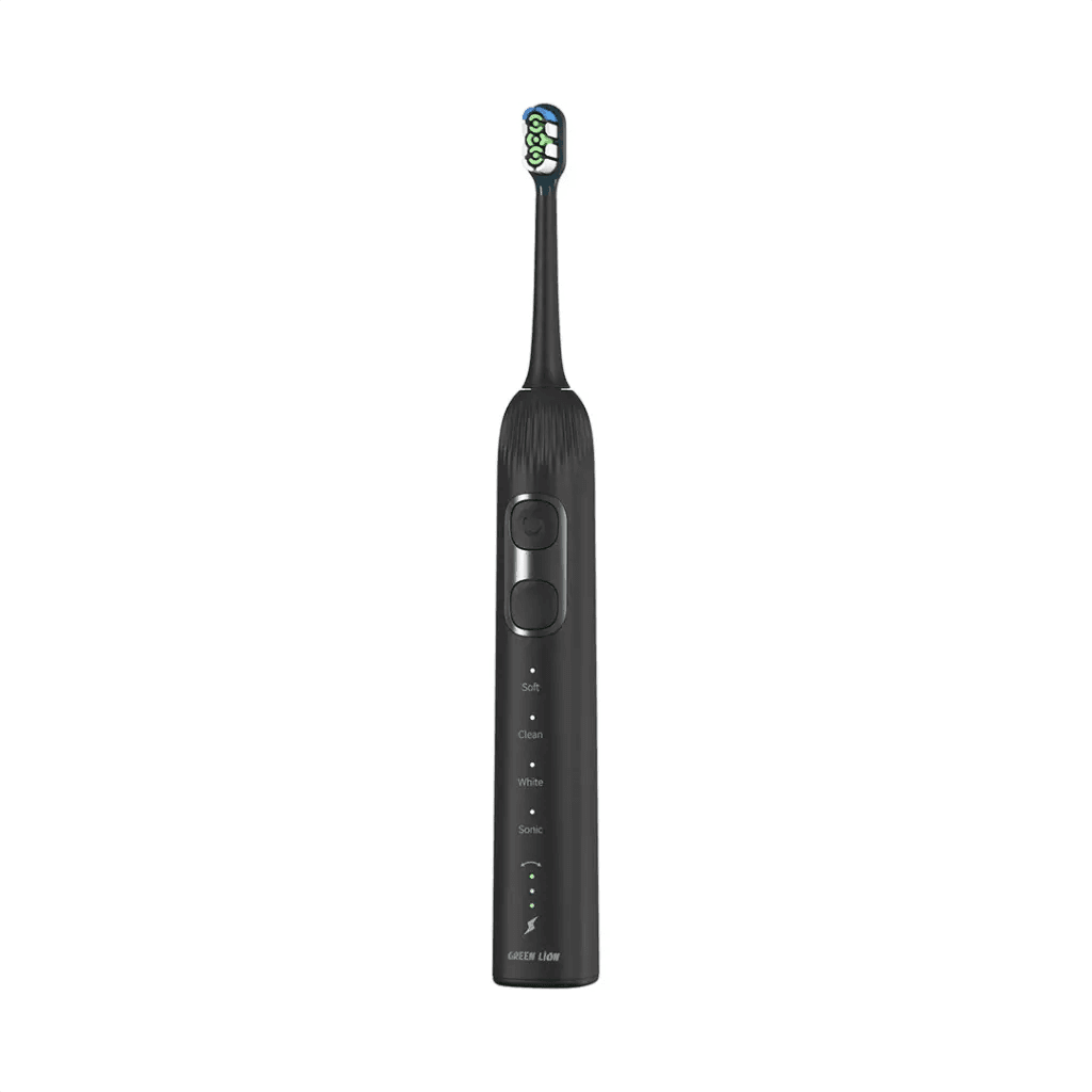مسواک برقی گرین لاین مدل Green Lion Smart Brush 60° Ultrawide GNSBRGTB13BK