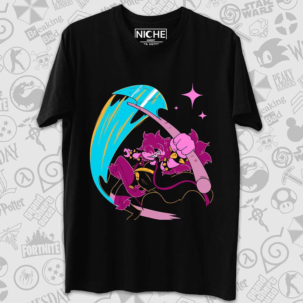 تیشرت DELTARUNE طرح Rudebuster
