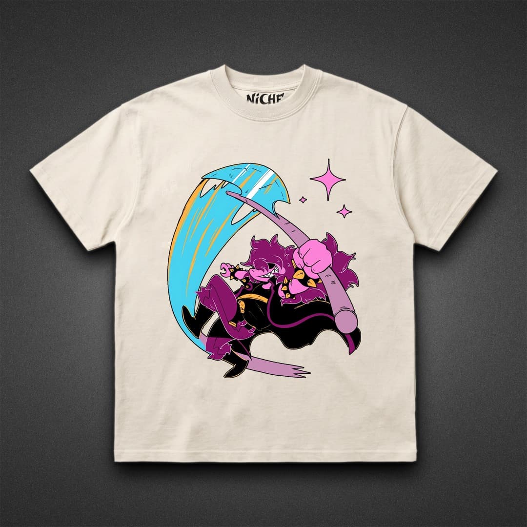 تیشرت DELTARUNE طرح Rudebuster — تصویر ۴