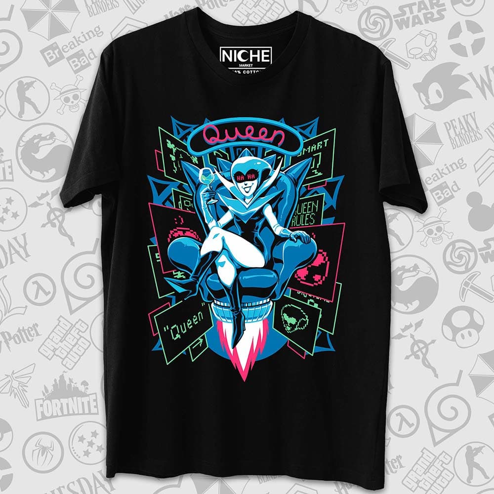 تیشرت DELTARUNE طرح Attack of the Killer Queen