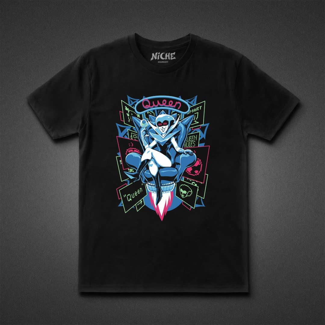 تیشرت DELTARUNE طرح Attack of the Killer Queen — تصویر ۳