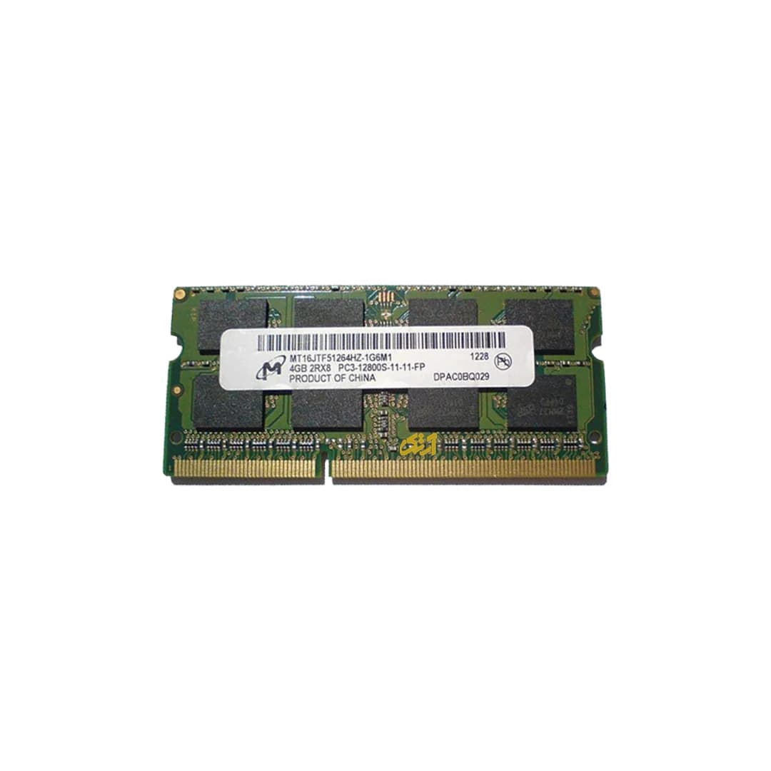رم لپ تاپ Micron 4GB PC3L-12800S 1600MHz DDR3