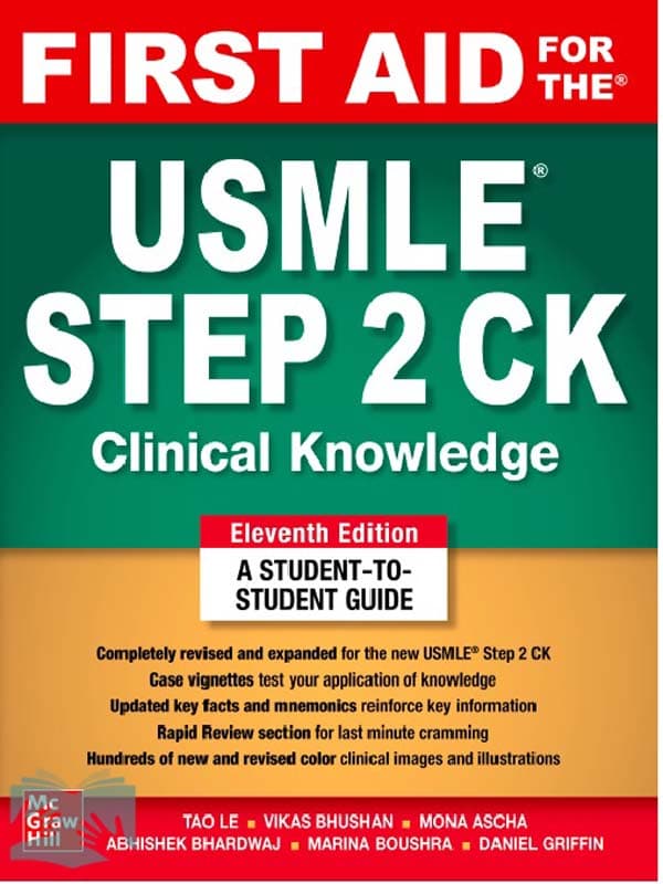 کتاب فرست اید استپ 2 (2023)(Eleventh Edition)(First Aid for the USMLE Step 2 CK)