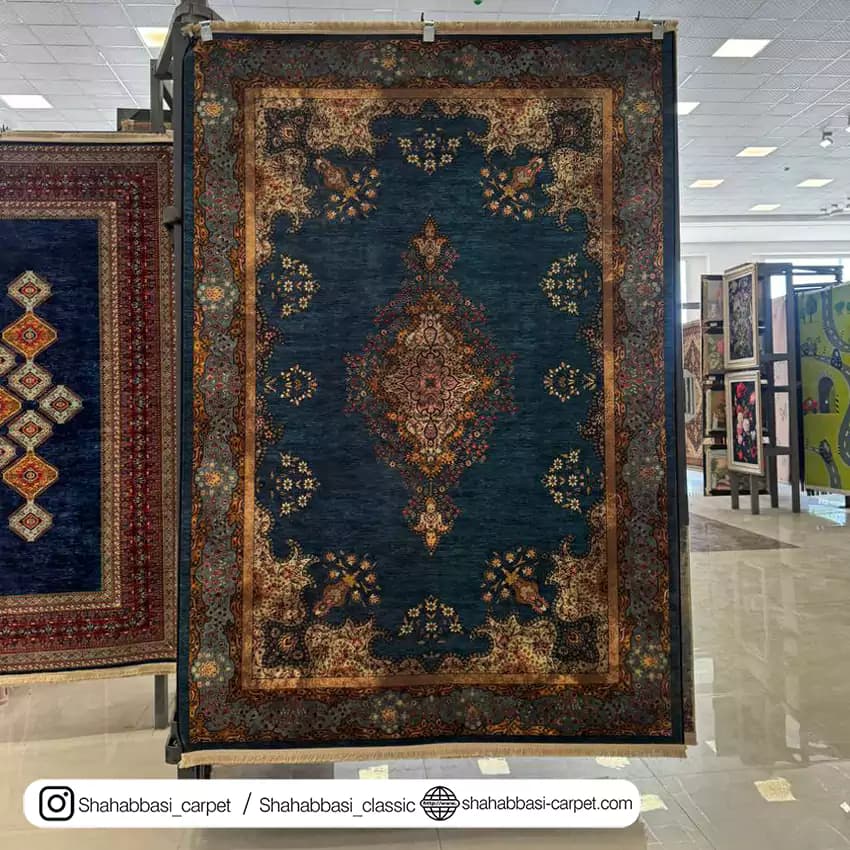 فرش سنتی کد 800123 کاربنی — تصویر ۲