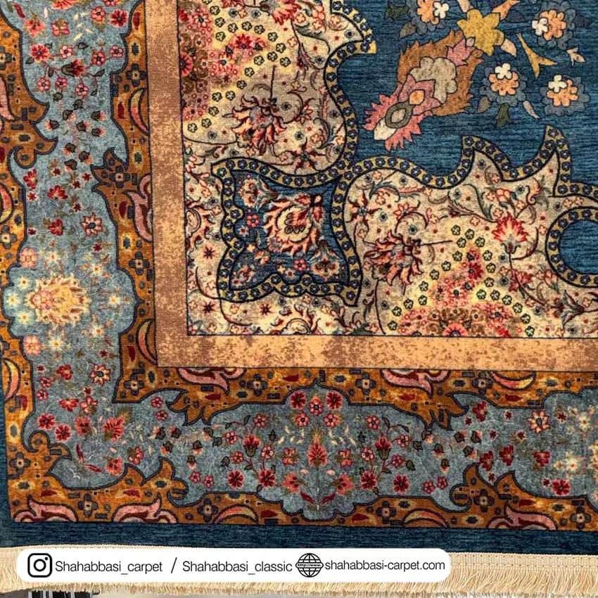 فرش سنتی کد 800123 کاربنی — تصویر ۵