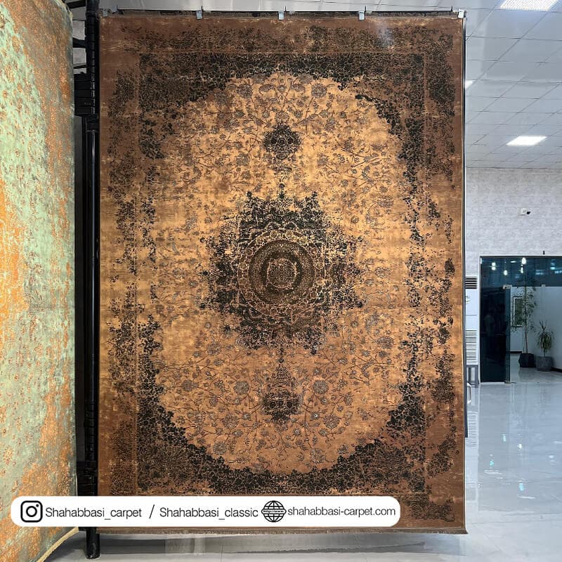 فرش ونوس کد 1200143 نسکافه ای — تصویر ۲