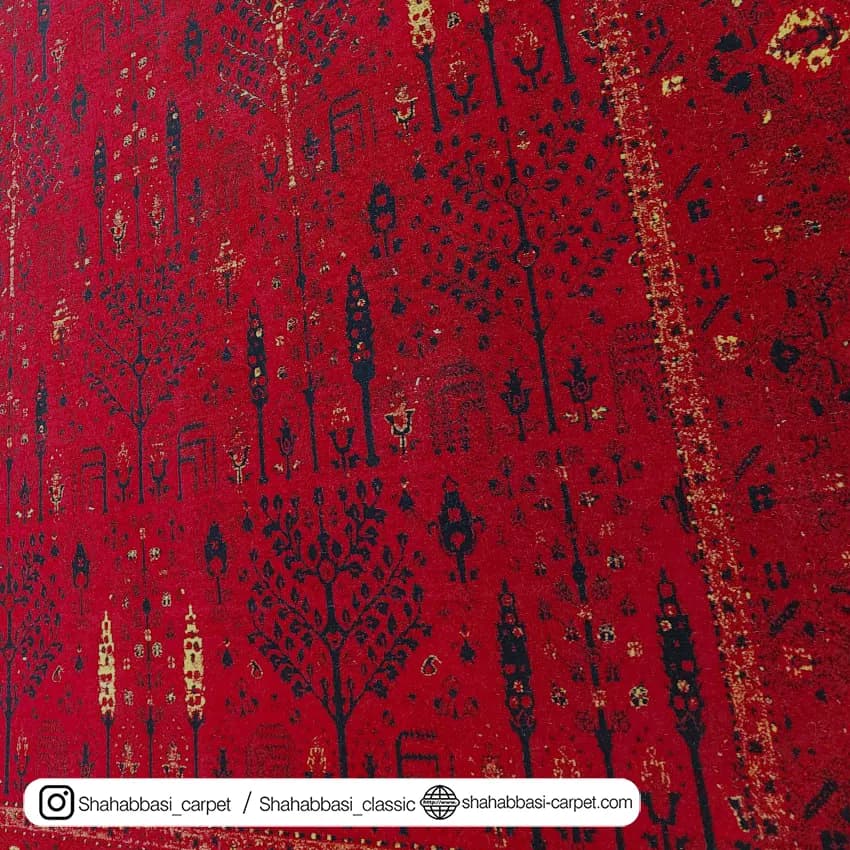 فرش ماشینی کد 1045 لاکی — تصویر ۲