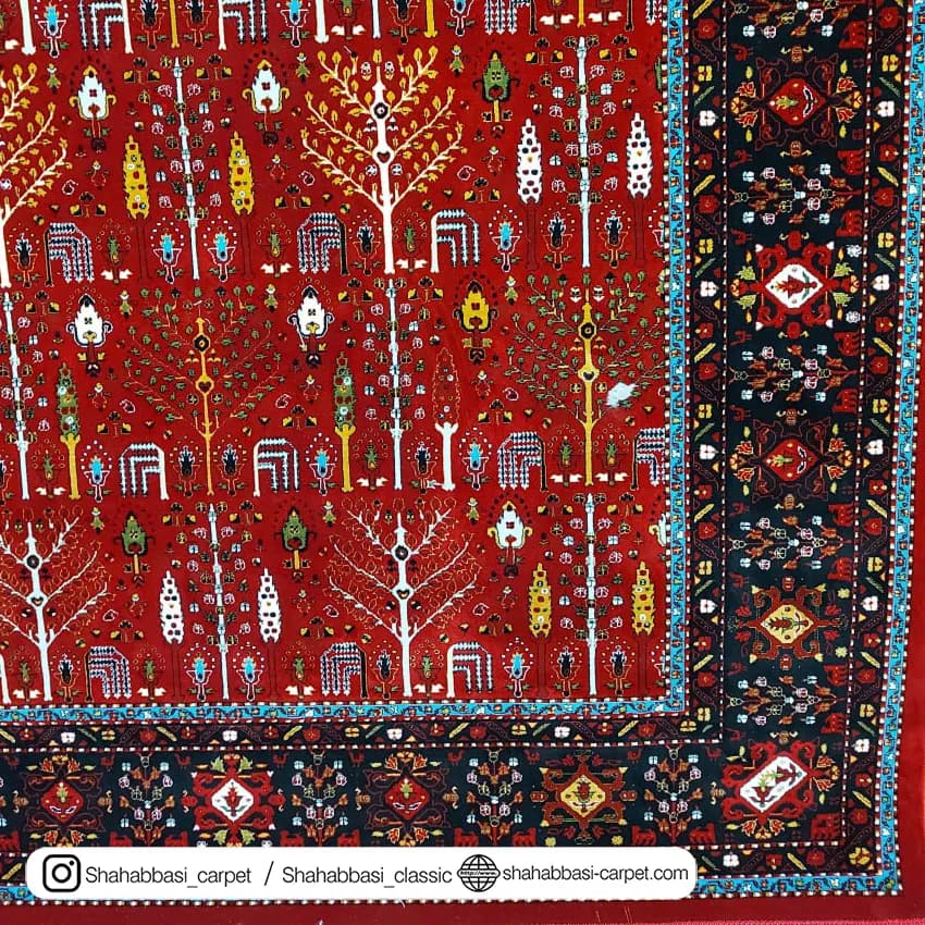 فرش ماشینی کد 1044 لاکی — تصویر ۲