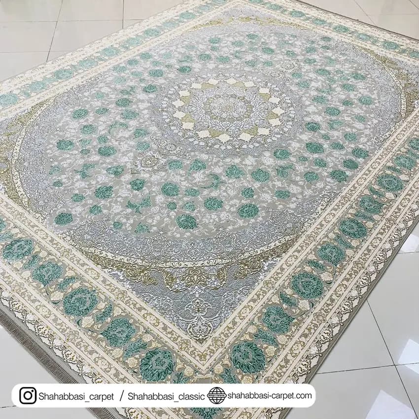 فرش ماشینی کد 3119 ترمه ای