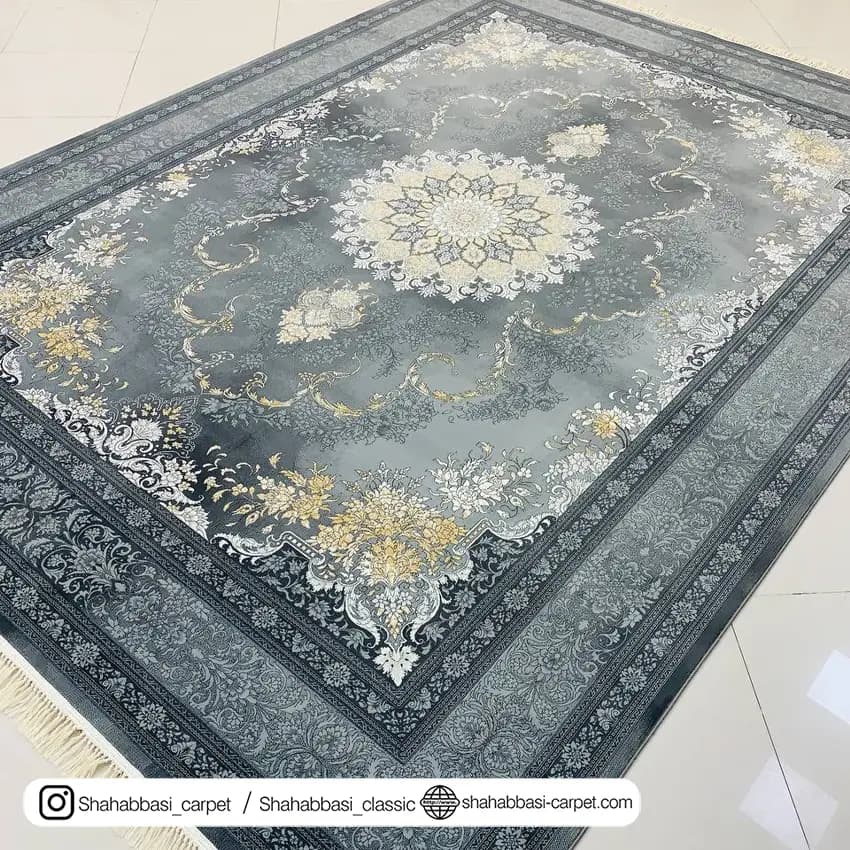 فرش ماشینی کد 1038 دودی