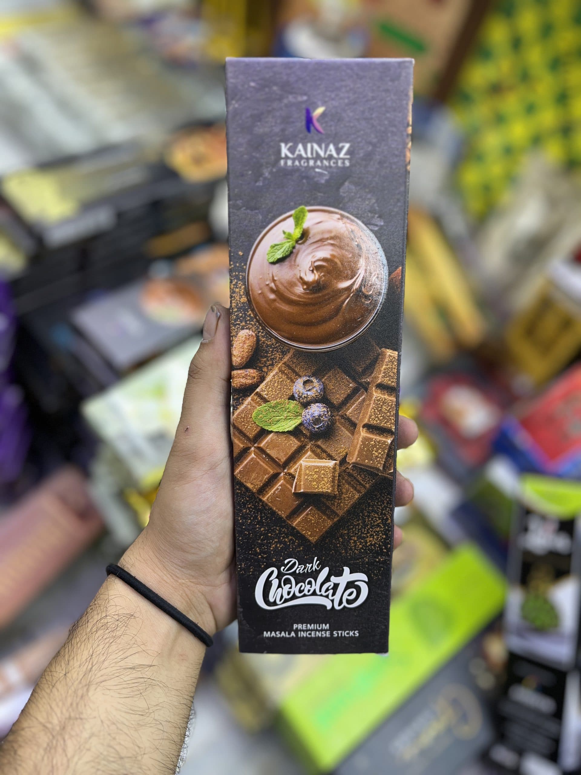 عود دست ساز 50گرمی کیناز kainaz شکلات تلخ اصل
