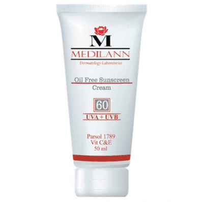 کرم ضد آفتاب رنگی مدیلن spf60 مناسب پوست چرب — تصویر ۲