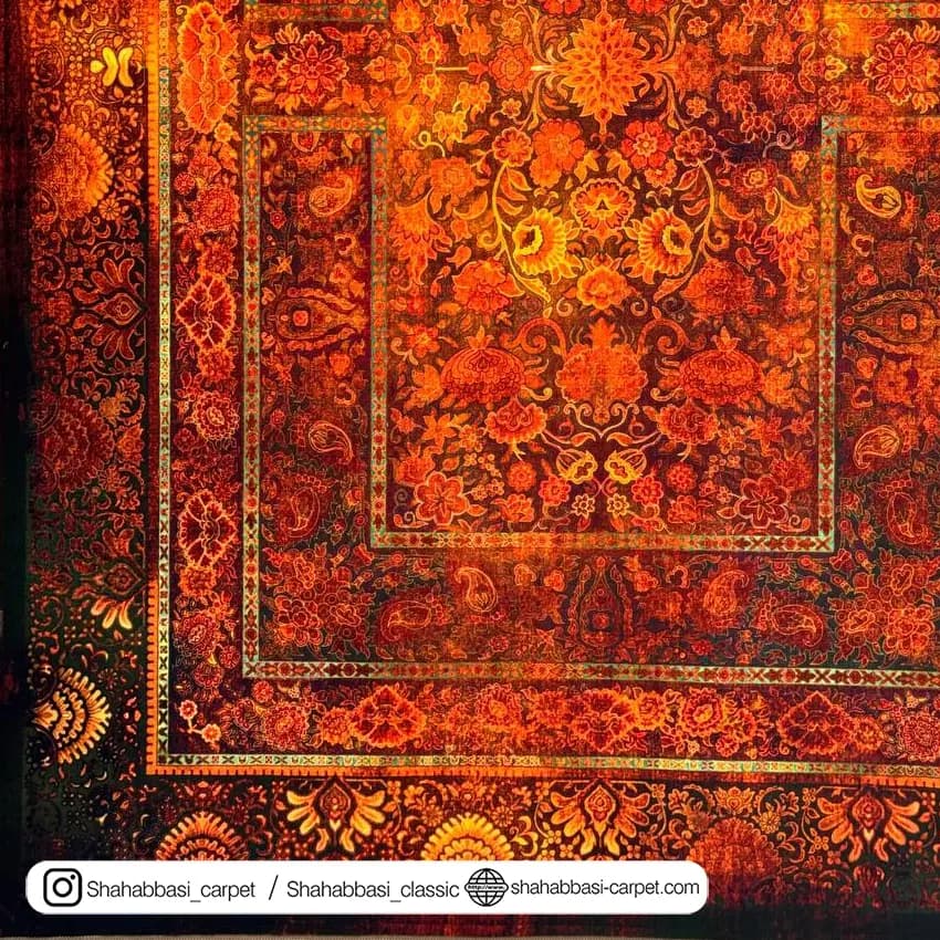 فرش 77 رج کد 77119 روناسی — تصویر ۵