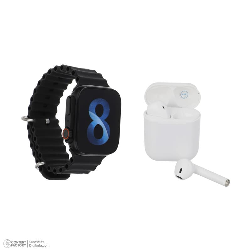 ساعت هوشمند مدل T55 Ultra Max به همراه هدفون بلوتوثی — تصویر ۳