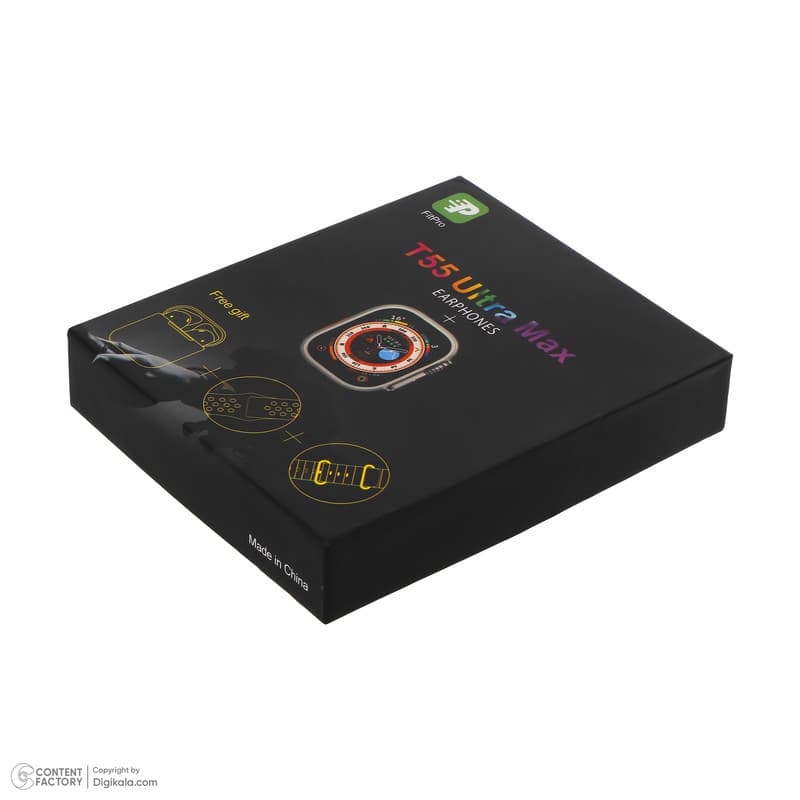 ساعت هوشمند مدل T55 Ultra Max به همراه هدفون بلوتوثی — تصویر ۲