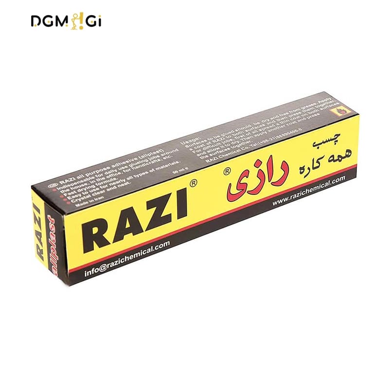 چسب همه کاره 50 میلی لیتر رازی Razi 50ml — تصویر ۳