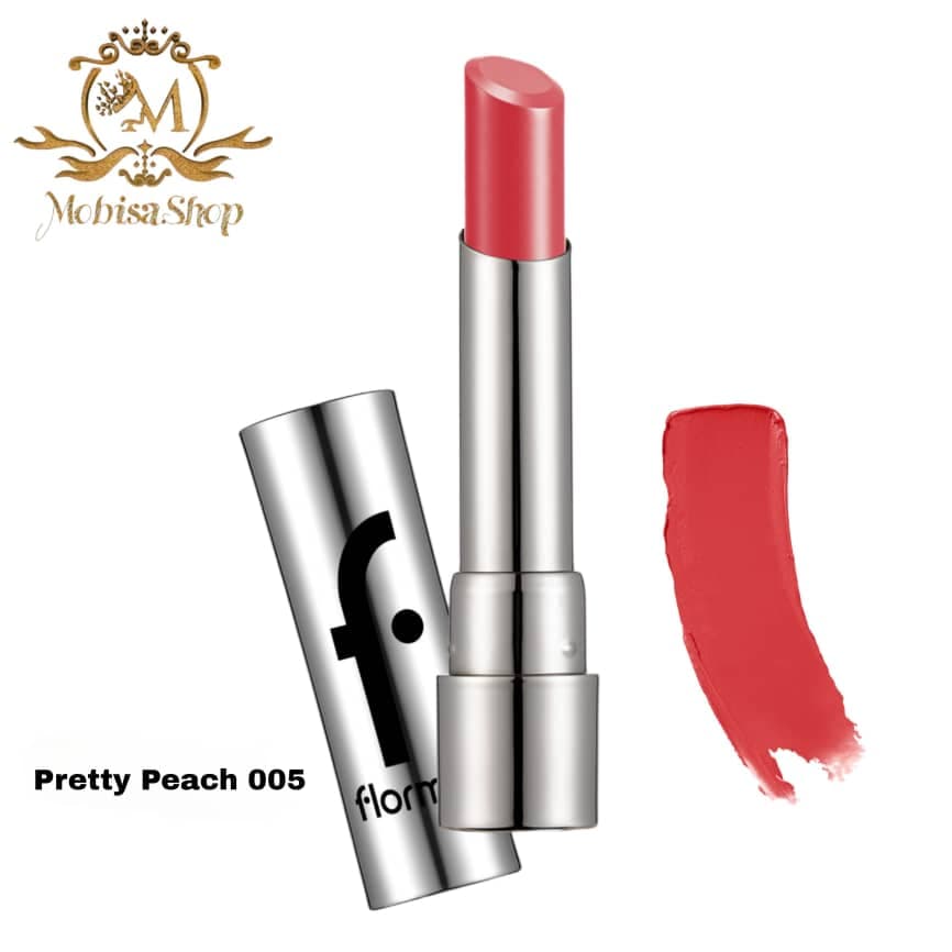 رژ لب جامد شر‌ آپ فلورمار Flormar شماره 005 pretty peach