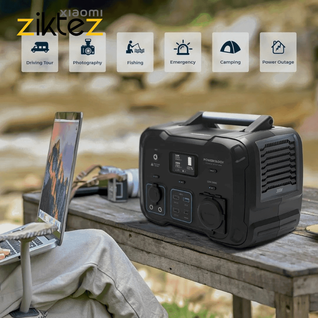 پاوربانک ۷۸۰۰۰ میلی آمپر پاورولوژی Powerology Power Generator PPBCHA22 توان ۳۰۰ وات — تصویر ۱۰