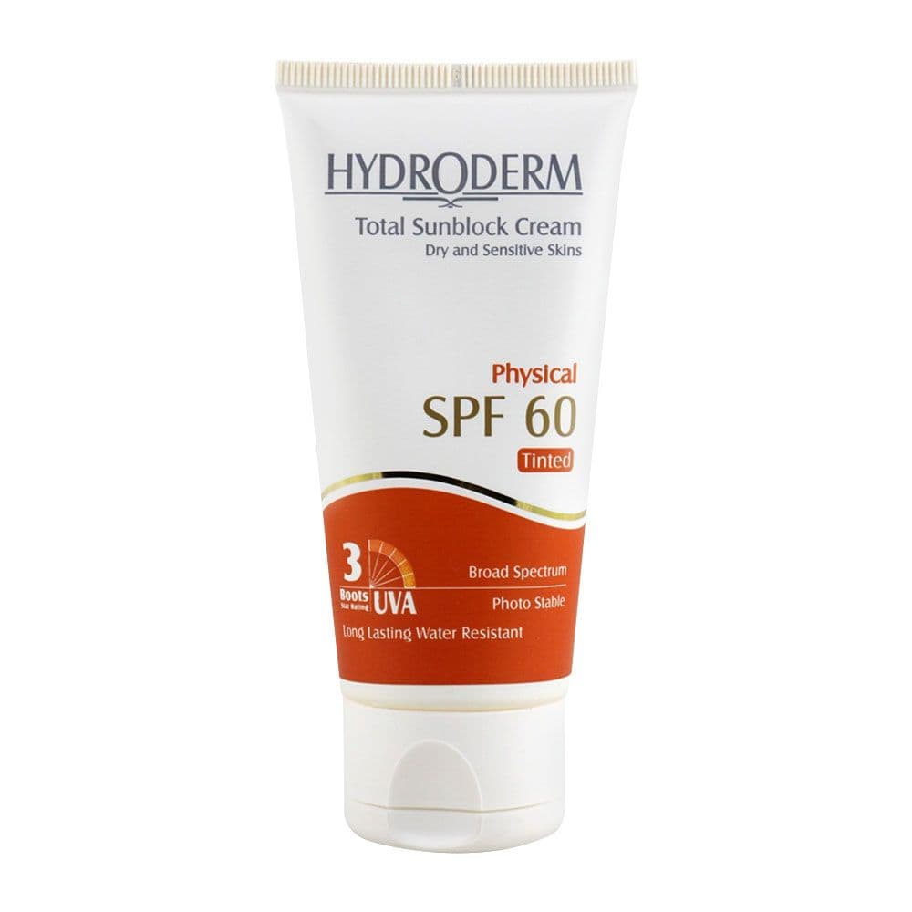 ضد آفتاب فیزیکال رنگی SPF60 هیدرودرم — تصویر ۲