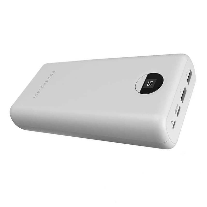 پاوربانک ۳۰۰۰۰ میلی آمپر پاورولوژی Powerology High Capacity PPBCHA07 توان ۴۵ وات — تصویر ۲