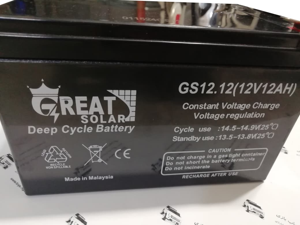 باتری 12 ولت 12 آمپر Great Solar — تصویر ۲