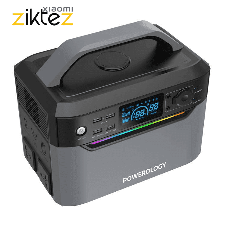 پاوربانک ۱۲۰۰۰۰ پاورولوژی Powerology Power Generator PPBCHA39 توان ۶۰۰ وات — تصویر ۱۰