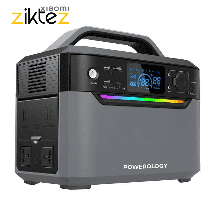 پاوربانک ۱۲۰۰۰۰ پاورولوژی Powerology Power Generator PPBCHA39 توان ۶۰۰ وات — تصویر ۸
