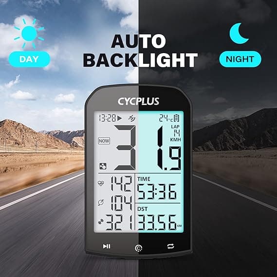 کامپیوتر بی‌سیم دوچرخه CYCPLUS با GPS — تصویر ۵