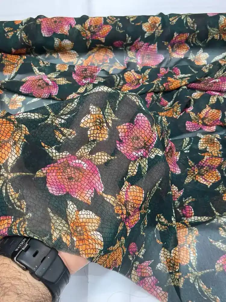 پارچه حریر ابریشم 5