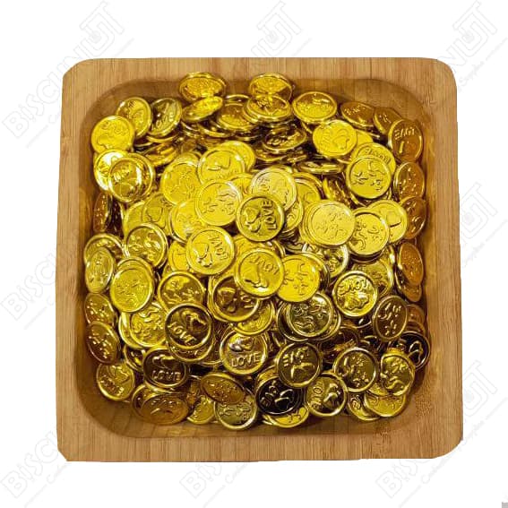 سکه مبارکباد طلایی (بسته 50 عددی)