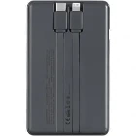 پاوربانک ۱۰۰۰۰ پرودو PORODO SLIM POWER BANK PD-PBFCH029 توان ۲۲.۵ وات و کابل متصل — تصویر ۲