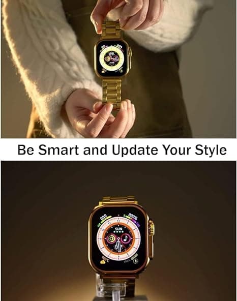 ساعت هوشمند سری 8 هاینوتکو G9 Ultra Max Gold — تصویر ۴