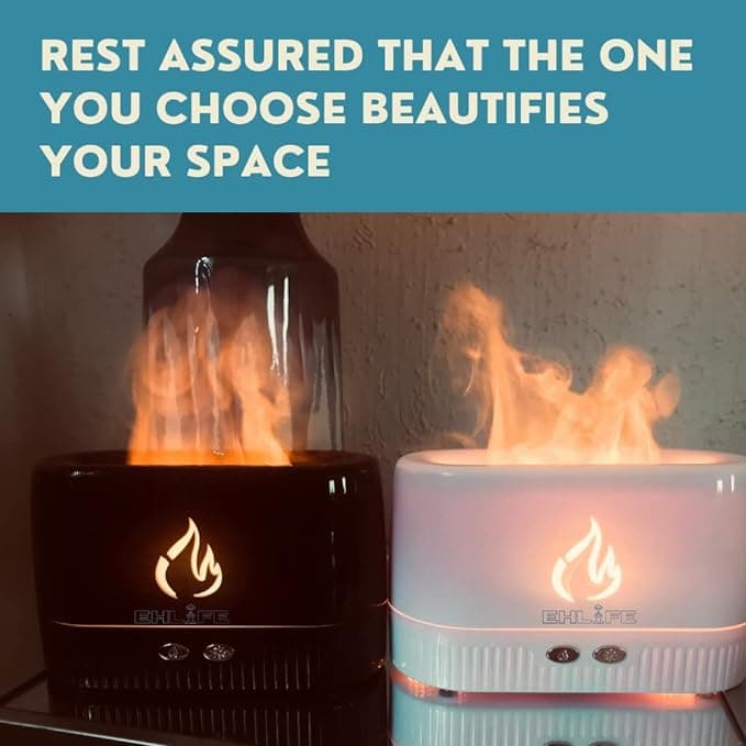 دستگاه بخور سرد طرح شعله Flame Aroma Diffuser LA0630 — تصویر ۷