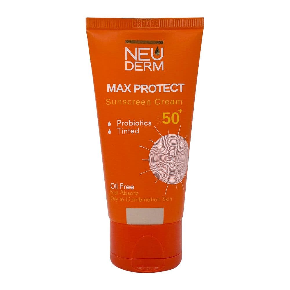 ضد آفتاب مکس پروتکت فاقد چربی رنگی Spf 50 نئودرم — تصویر ۲