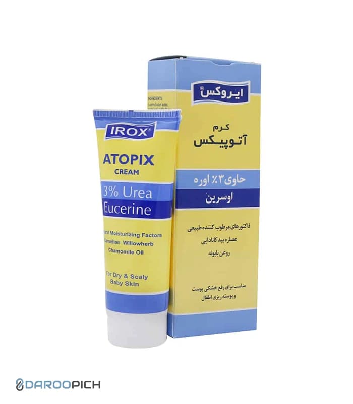 کرم کودکان آتوپیکس ایروکس IROX مناسب پوست خشک حاوی اوسرین و 3% اوره حجم 75 میل 93621 — تصویر ۴
