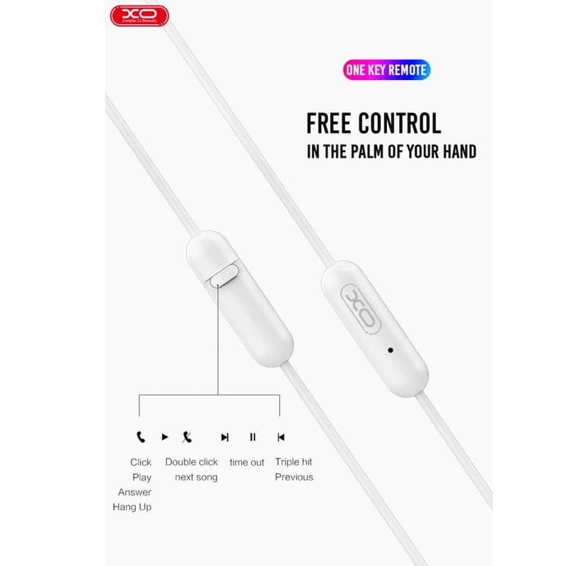 هندزفری سیمی ایکس او مدل XO EP18 HANDSFREE — تصویر ۷
