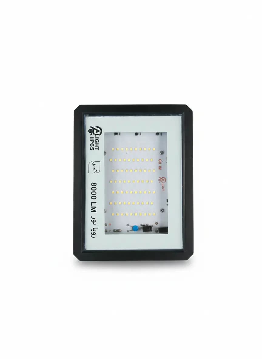 عمده پرژکتور ۶۰ وات LED ضدآب و ضدگردوغبار رویا نور ACLIGHT مدل مهر | فروش کارتنی مستقیم از تولید داخل — تصویر ۳