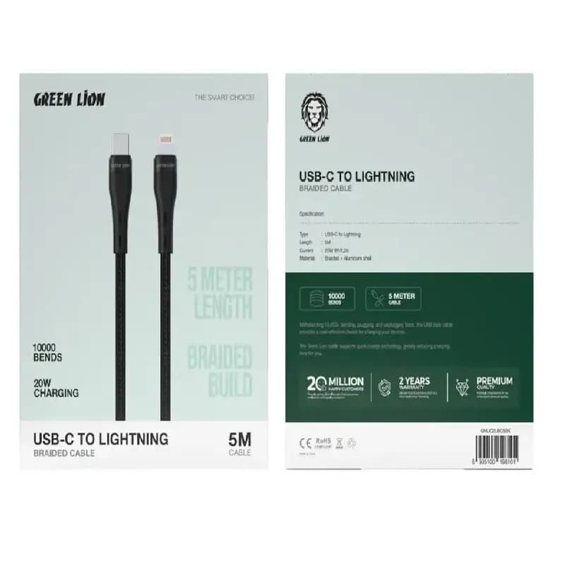 کابل Type-c به Lightning گرین لاین 5 متری — تصویر ۲