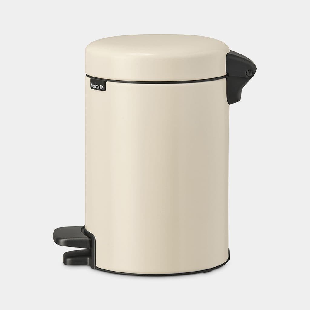 سطل زباله 3 لیتر پدالی بژ (کرم) برابانتیا brabantia — تصویر ۲