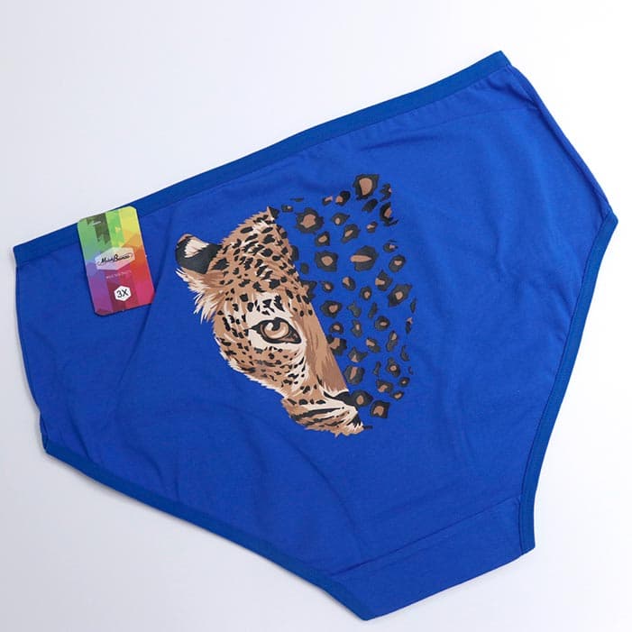 شورت زنانه ملک بانو نخی کش باریک سایز 3XL طرح ببر 10132 — تصویر ۶