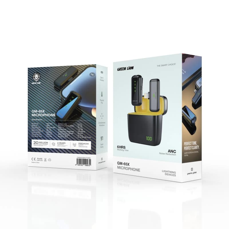 میکروفون بیسیم مدل gm-65x برند Green Lion — تصویر ۲