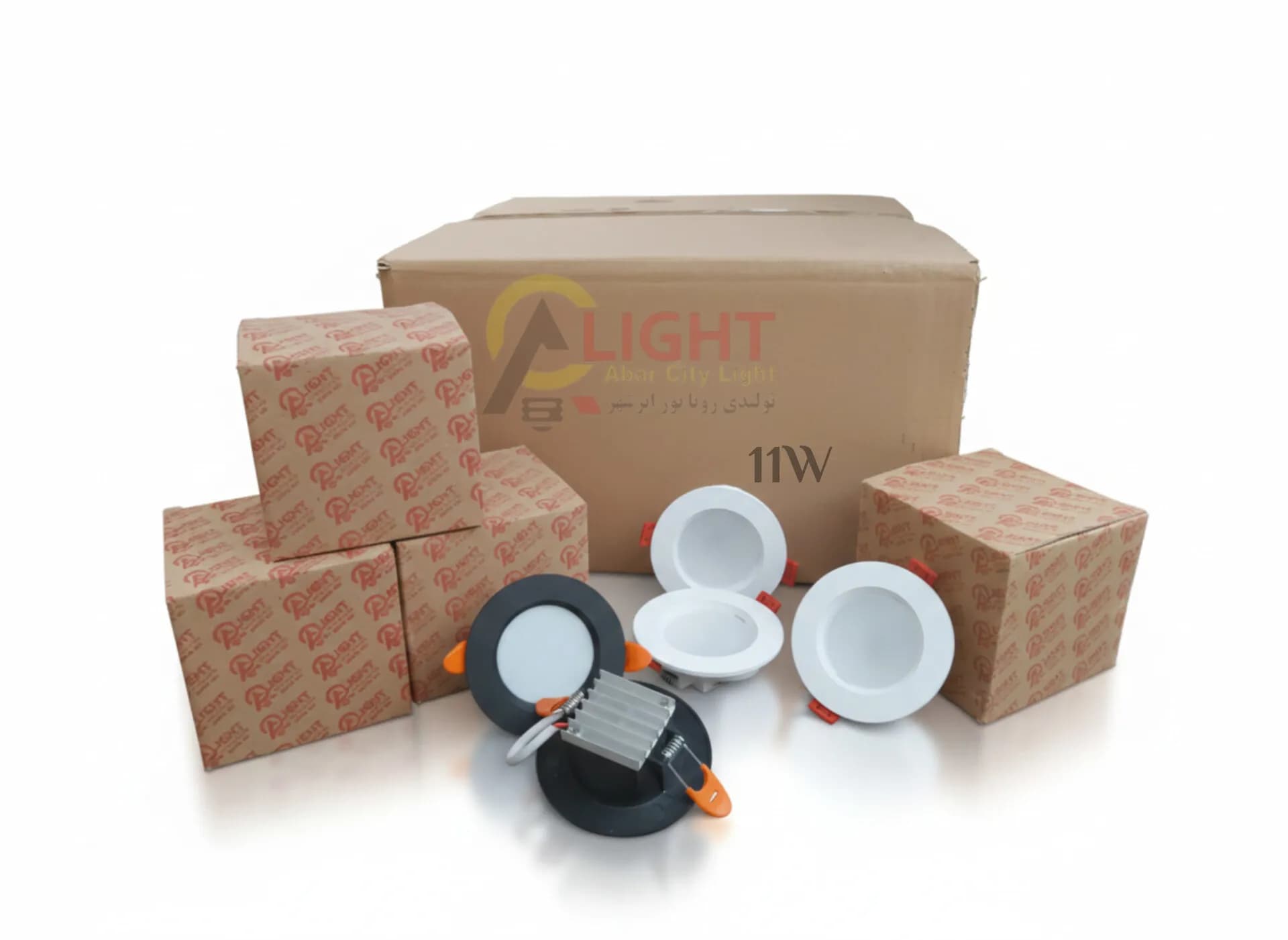 عمده پنل بک لایت ۱۱ وات برند ALIGHT – محصول حرفهای شرکت پارس الکتریک البرز — تصویر ۲