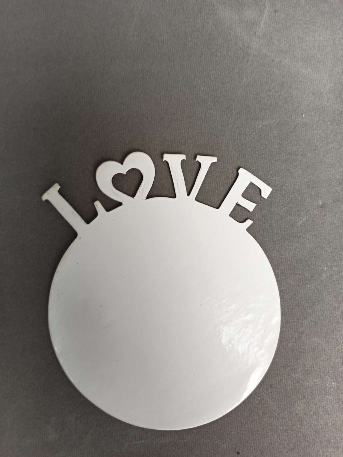 مگنت خام سابلیمیشن دایره ۱۰ طرح LOVE — تصویر ۲