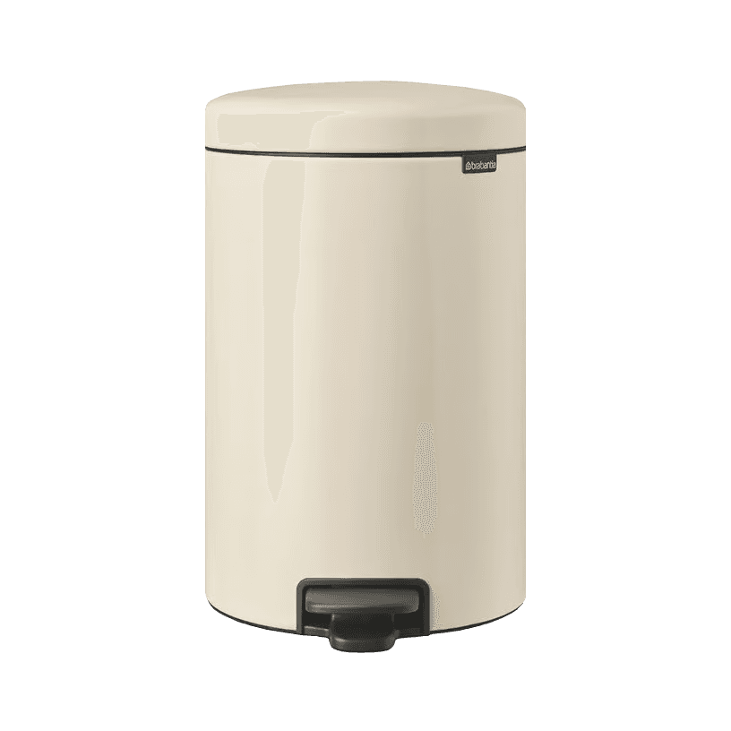 سطل زباله 20 لیتر پدالی بژ (کرم) برابانتیا brabantia