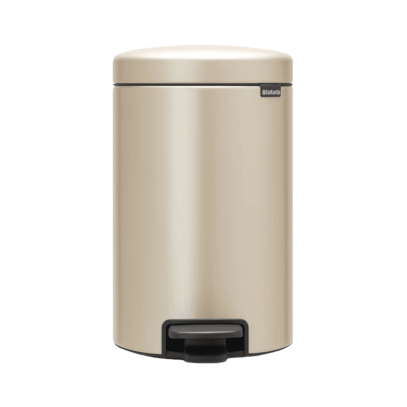 سطل زباله 12 لیتر پدالی طلایی برابانتیا brabantia