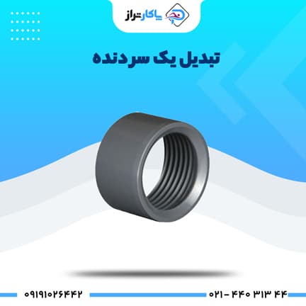 تبدیل UPVC یک سر دنده 1 * 40 پیمتاش