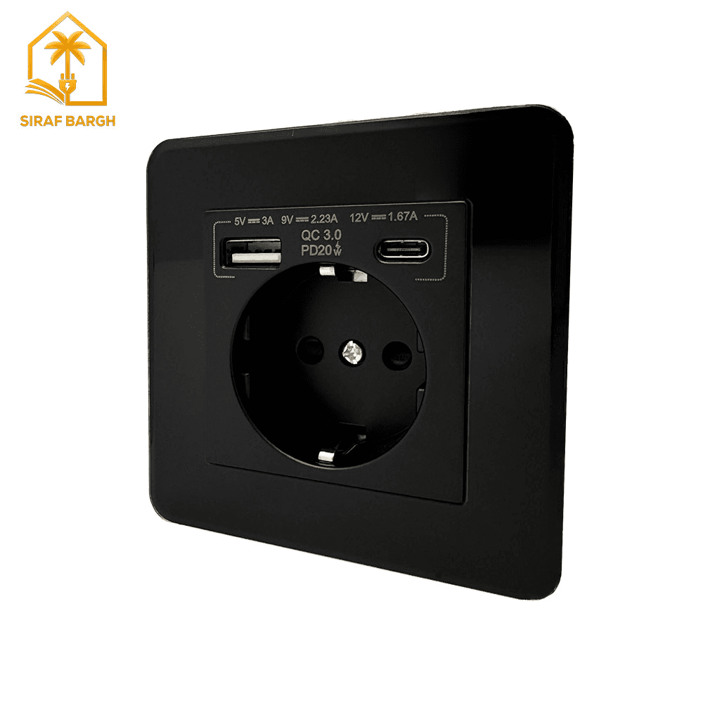 پریز برق زیگبی تویا طرح هوشمند Tuya Zigbee