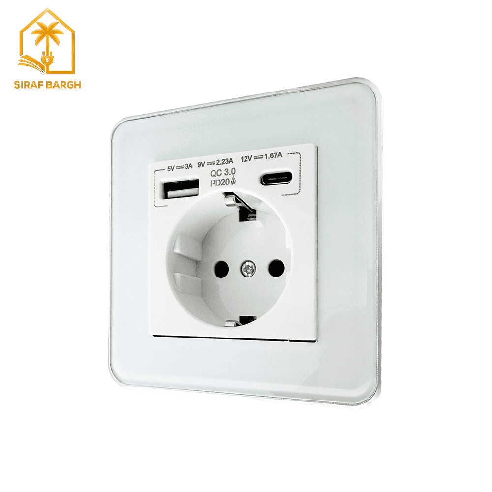 پریز برق زیگبی تویا طرح هوشمند Tuya Zigbee — تصویر ۲
